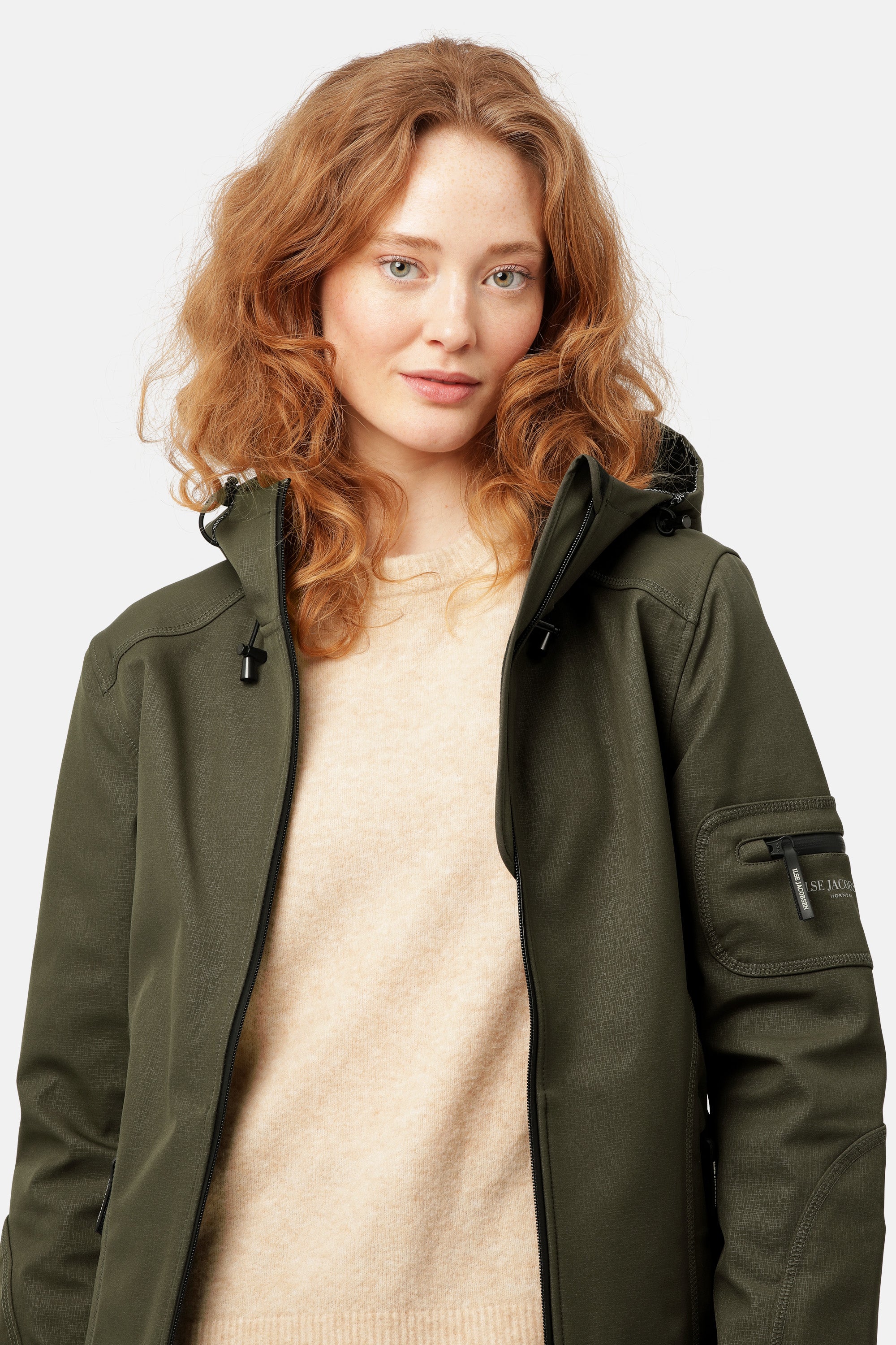Ilse Jacobsen Hornbæk Rain Raincoat Raincoat 410 Army